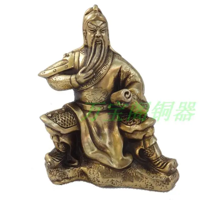 

Bronze home decoration lucky copper mammographies guan kuan kung