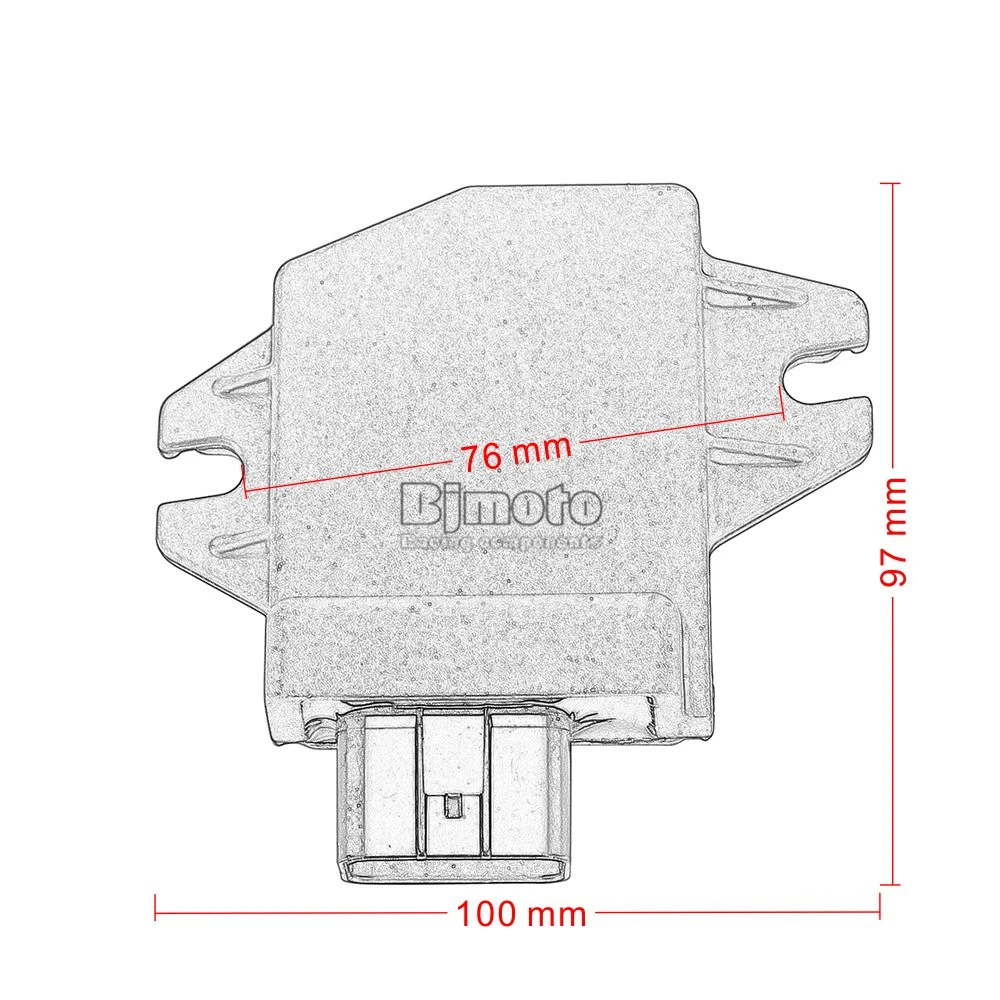 BJMOTO мотоцикл 515176364 РЕГУЛЯТОР выпрямитель для Skidoo Summit 800 R SP Carb L/C 11 MX Z 500 SS TNT Carb 08 Lynx Rave 550