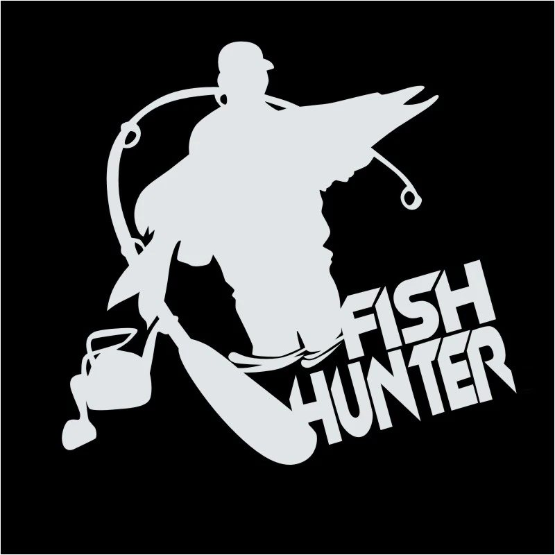 DCTAL car Fishing Sticker car styling programa Catfish Hunter Pesca divertido Cuerpo Adhesivos Accesorios fishing decal F2-12 DCTAL car Fishing Sticker car styling programa Catfish Hunter Pesca divertido Cuerpo Adhesivos Accesorios fishing decal F2-12