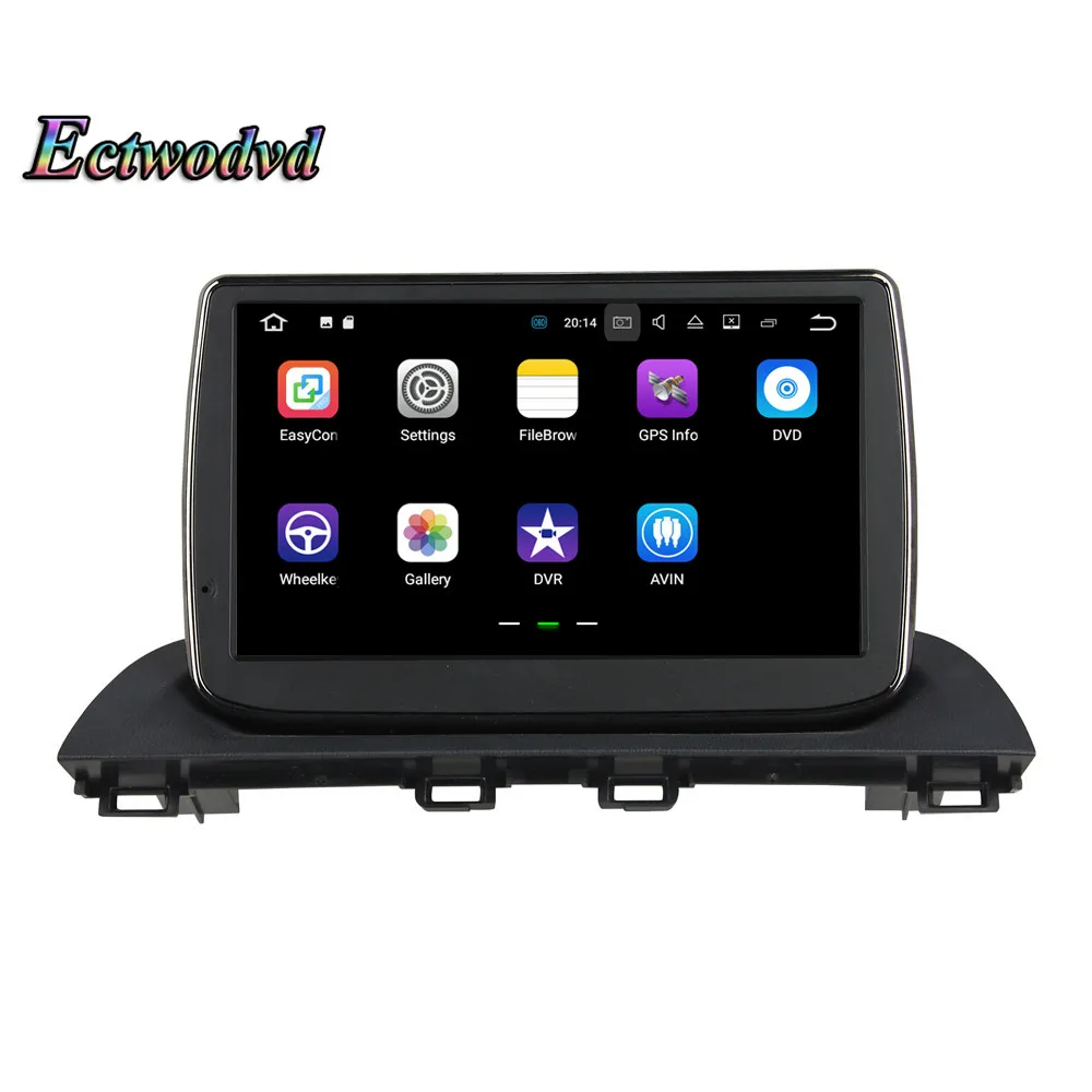 Sale Ectwodvd Octa Core 4G RAM 64G ROM Android 9.0 Car Multimedia DVD Player GPS HeadUnit For Mazda 3 Axela 2014 2015 2016- 15