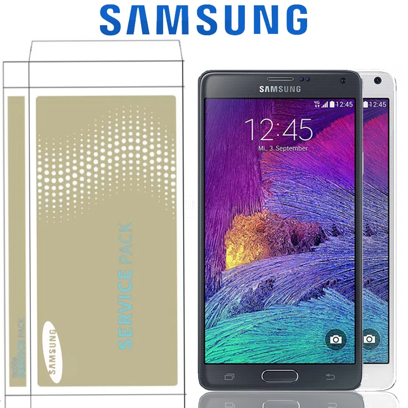 5 7 ''ЖК-дисплей для Samsung Galaxy Note 4 N910F N910H кодирующий преобразователь сенсорного