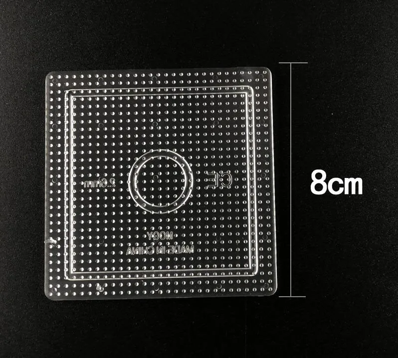 2,6 мм бисер мини-Хама PUPUKOU бусины для детей ремесло предохранитель бусины головоломки Pegboards узоры perler DIY шаблон - Цвет: Small square