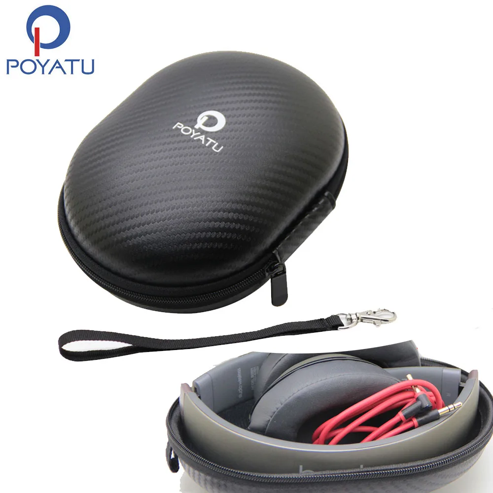 POYATU Headphone Case Portable For Studio2.0 Wireless Solo2 Solo3 Solo HD Travel Accessories | Электроника