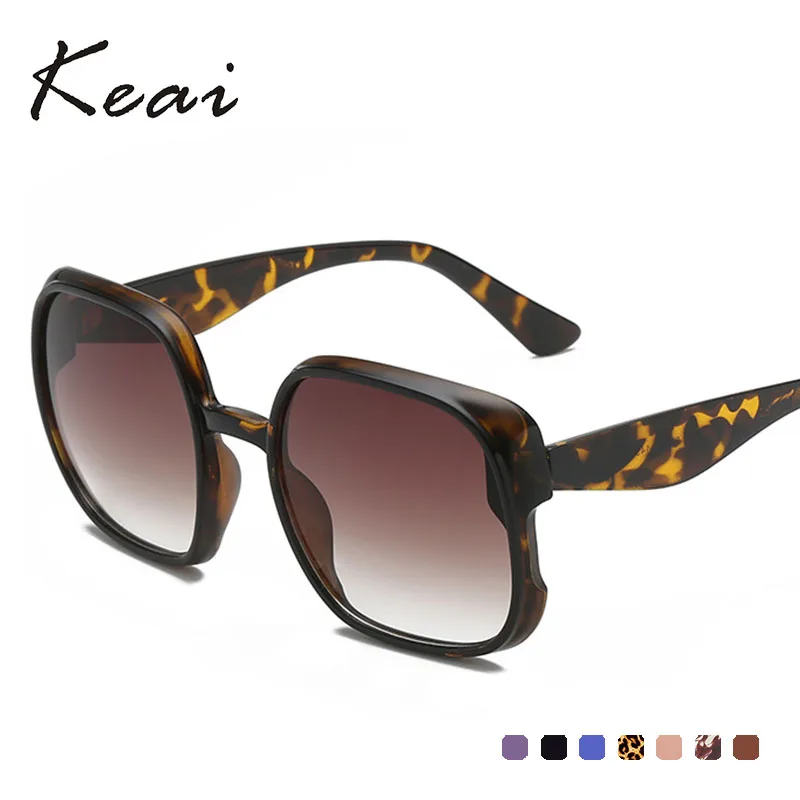 Luxury Gradient Vintage Sunglasses Women Square Sunglass Retro Oversize Sun glasses Female Pink Mirror Eyewear