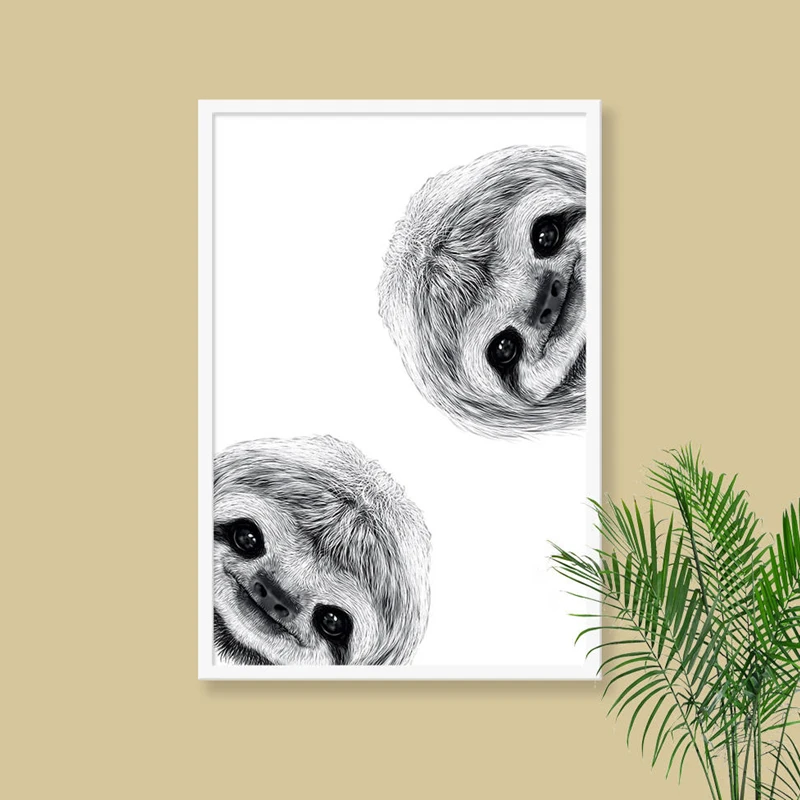 Sloth Wall Art Print
