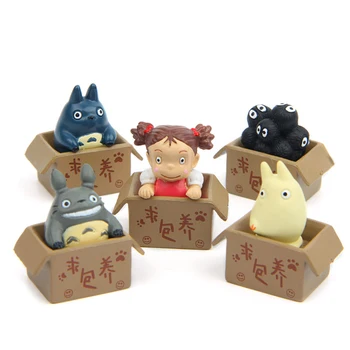 

5pcs New My Neighbor Totoro Action Figure Toys Pvc Cuteseek Support Totoro Action Figures Model Toy for