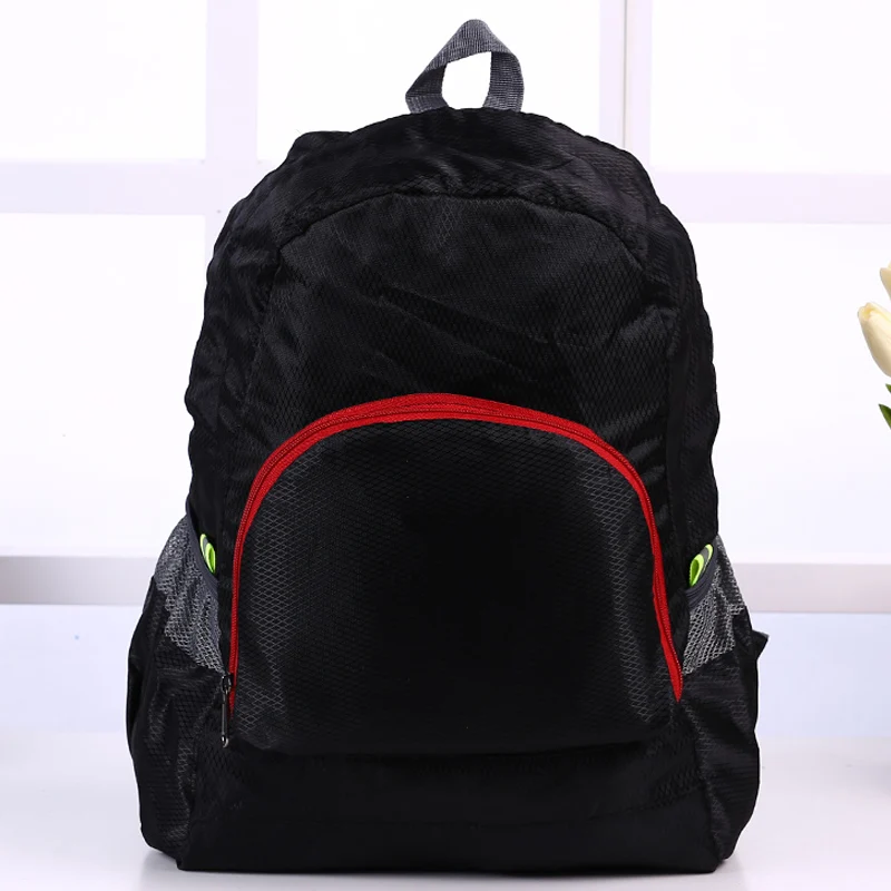 

2018 new 7 candy color lightweight portable travel backpack folding backpack waterproof nylon student backpack for women and men