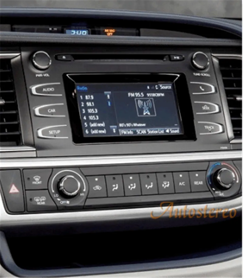 Top 10.2" Android 6.0 Car GPS Navigation Autoradio Stereo DVD Player Head unit For Toyota Highlander 2015 2016 2017 0