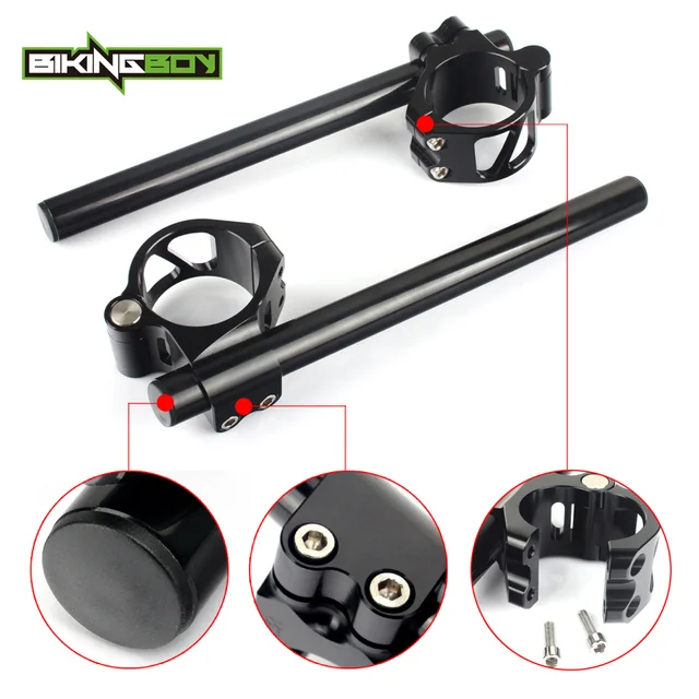 50MM Split Clip Ons handlebar handle bar For HONDA CBR1000RR RVT1000R