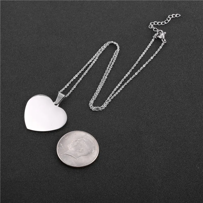 AMORUI To My Beautiful Daughter Heart Pendant Necklace Dad's Angel Wing Love Charm Choker Chain Necklaces for Baby Girls Jewelry