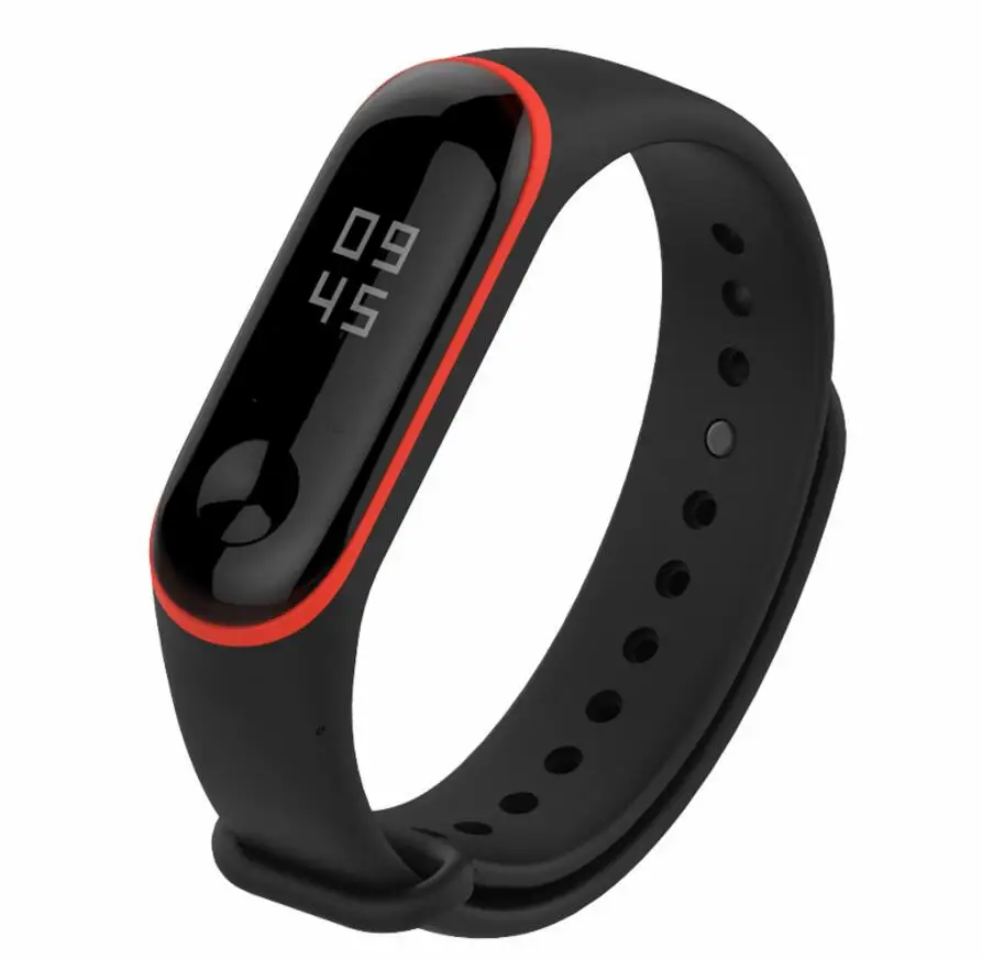 Умный Браслет Xiaomi Mi Band 3 браслет ремешок для fitbit Смарт Силиконовые браслеты на