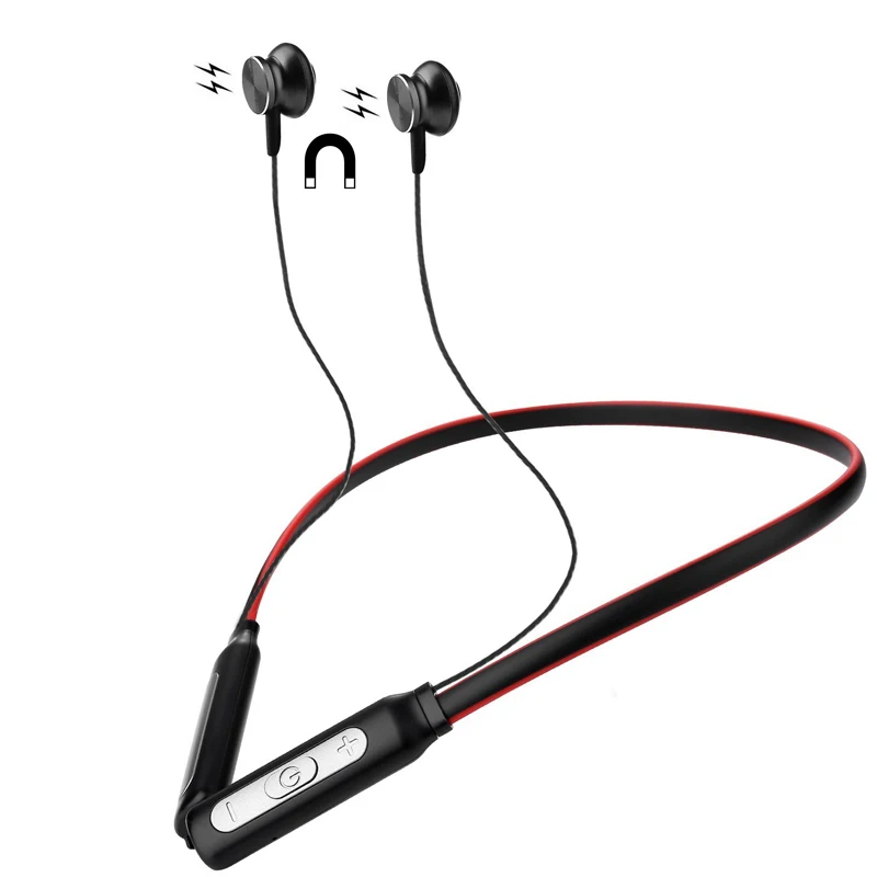 

AFIT BH1 Wireless Headphones IPX5 Waterproof Sports Bluetooth Earphones Lightweight Neckband Headset with MIC Noise-cancellation