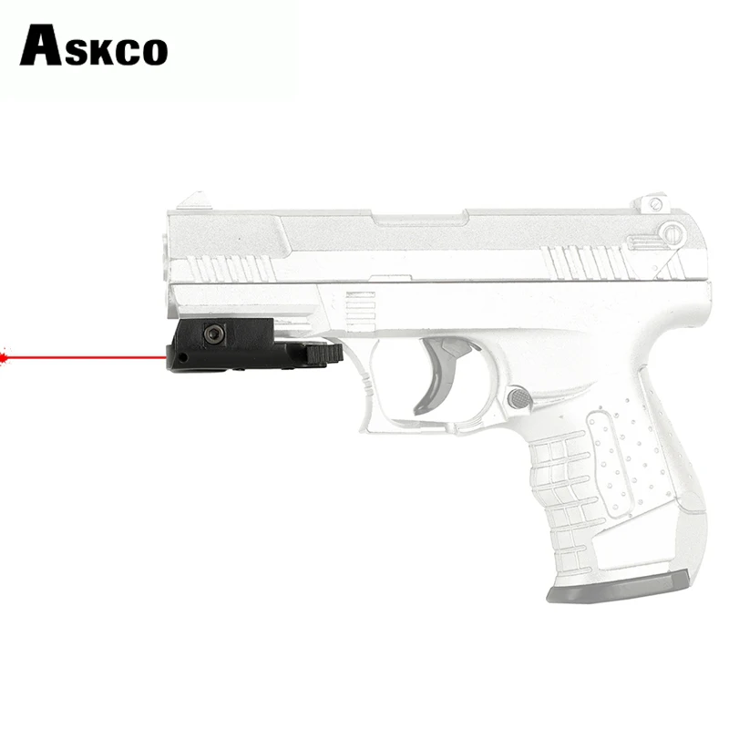 

Askco Ultrathin Compact Pistol Hunting Red Dot Laser Sight Scope Laser Pointer Airsoft Low Profile 20mm Picatinny Weaver Mount