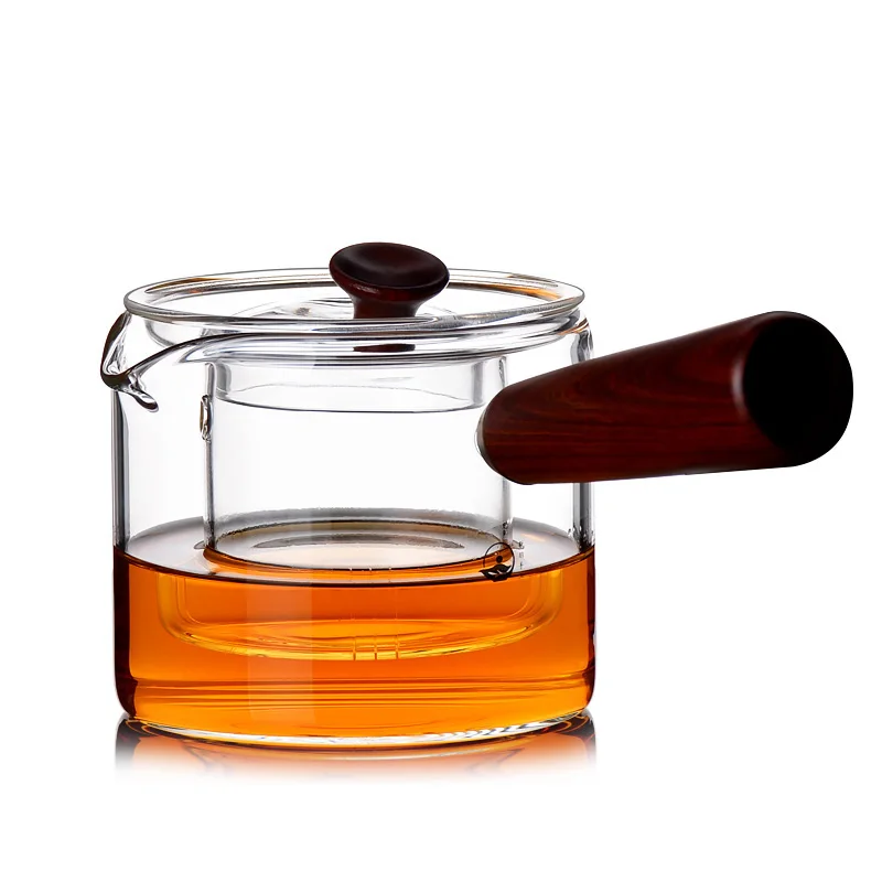 Заварочный чайник tangpin кофейные и чайные наборы Термостойкое японское стекло чайник стеклянный чайник для пуэр - Цвет: Прозрачный