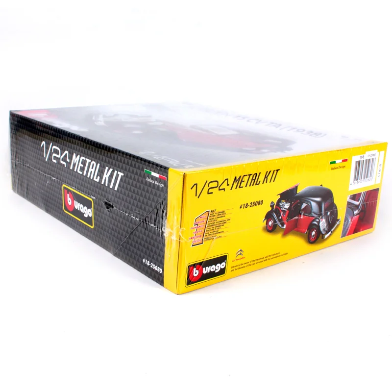 Набор для сборки моделей Bburago 1:24 1938 CITROEN 15 CV TA Black Red набор самостоятельного гонок с