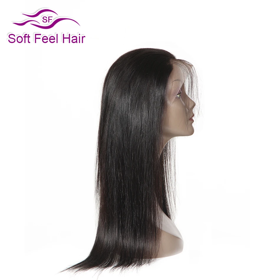 Мягкие на ощупь волосы бразильские прямые волосы 360 Фронтальная застежка Remy человеческие волосы 360 фронтальная кружевная застежка с детскими волосами среднее соотношение