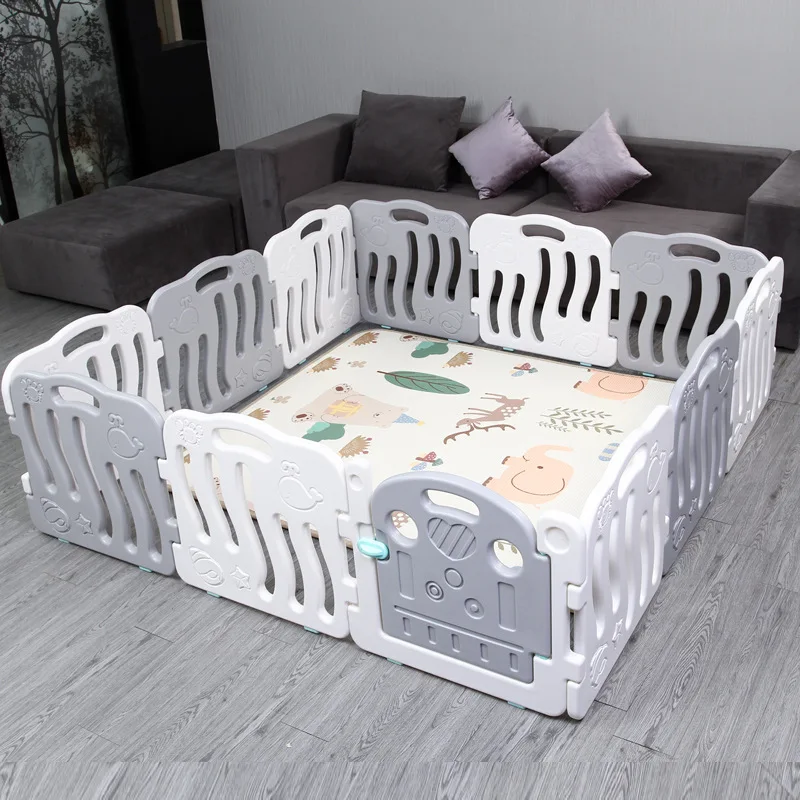 Safe Protection Baby Toddler Activity Walking Crawling Game Fence Indoor Baby Kids Play Space Fence