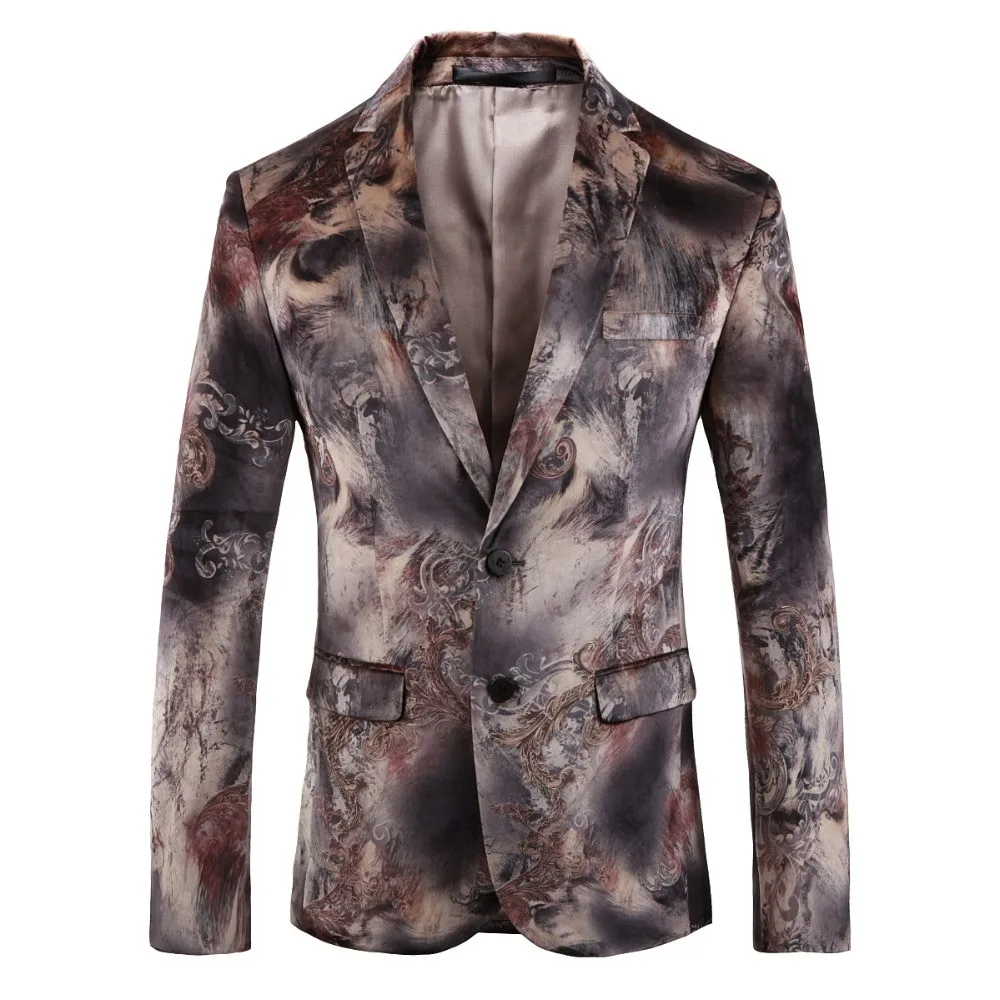 

Мужской костюм, пиджак, повседневный мужской блейзер, приталенный Блейзер, пиджак высокого качества, брендовый пиджак с принтом, деловой пиджак
