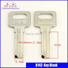 Jinlan эмбрион для замочной скважины в двери пустой ключ корпус ключа для вертикальный ключ режущая машина B143