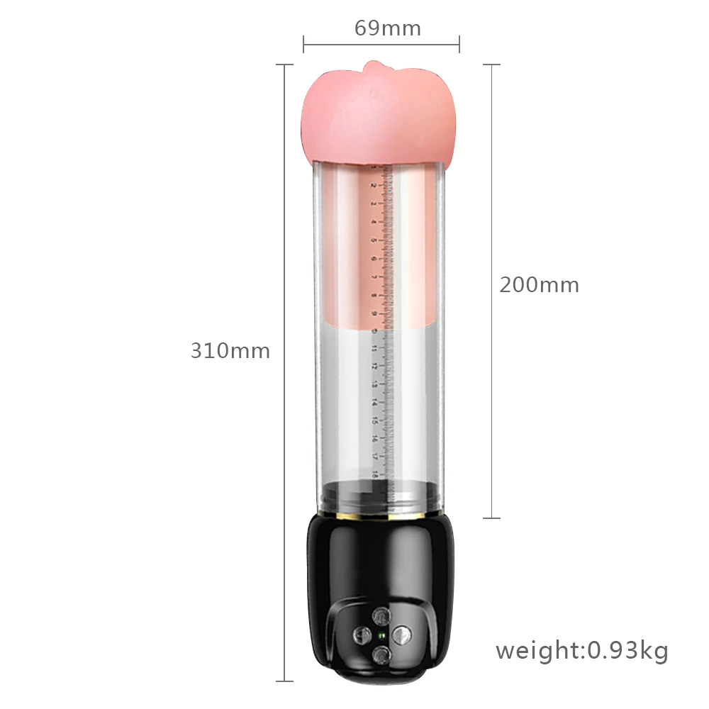Bombas de pene eléctricas bombas de vacío recargables automáticas USB fuertes para agrandar el pene