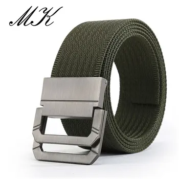 

Maikun Nylon Belts for Men Army Tactical Men's Belt Double Rappelling Buckle Belt