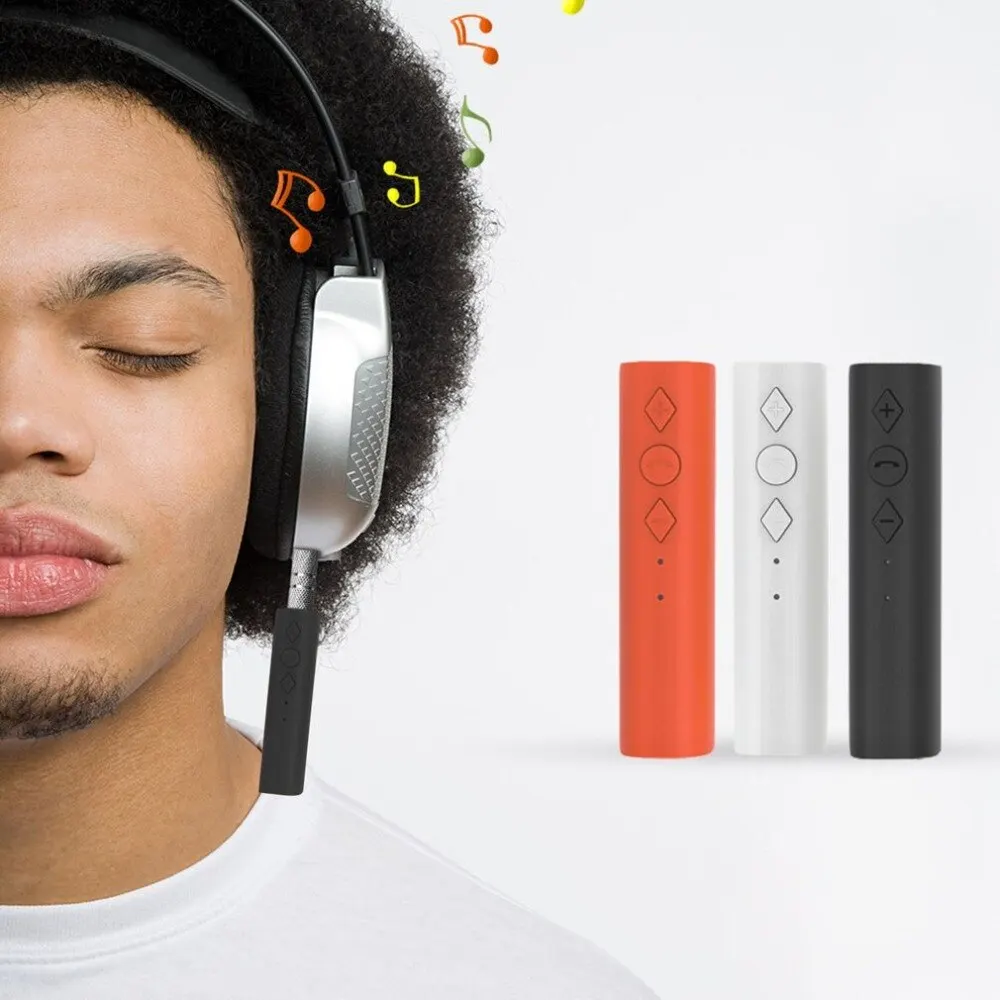3,5 мм беспроводной Bluetooth ресивер стерео аудио музыкальный bluetooth-ресивер адаптер для автомобиля клипса «свободные руки» дизайн Портативный Красочный