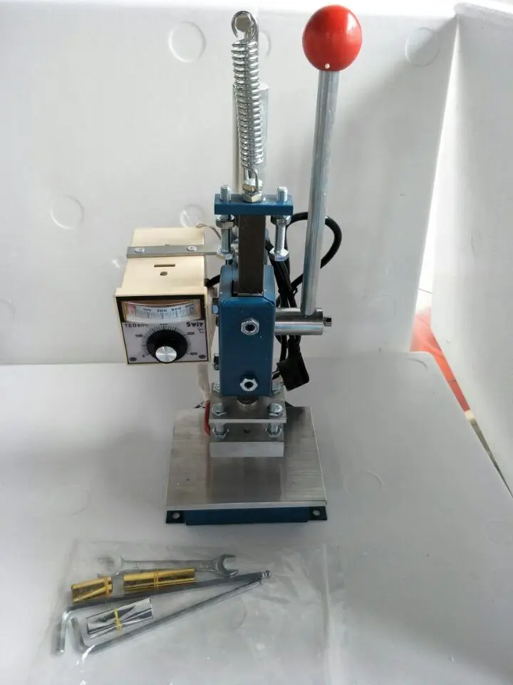 

Manual Hot Foil Stamping Machine PU Leather Printer Creasing Machine Embossing Machine 5x7cm