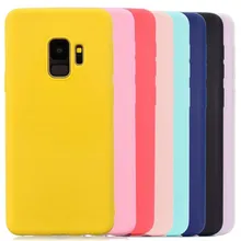 Multicolor de silicona cubierta de la caja del teléfono para Samsung Galaxy S6 S7 S8 S9 borde J3 J5 J7 J4 J6 A3 A5 A7 A6 A8 Plus 2016 de 2017, 2018