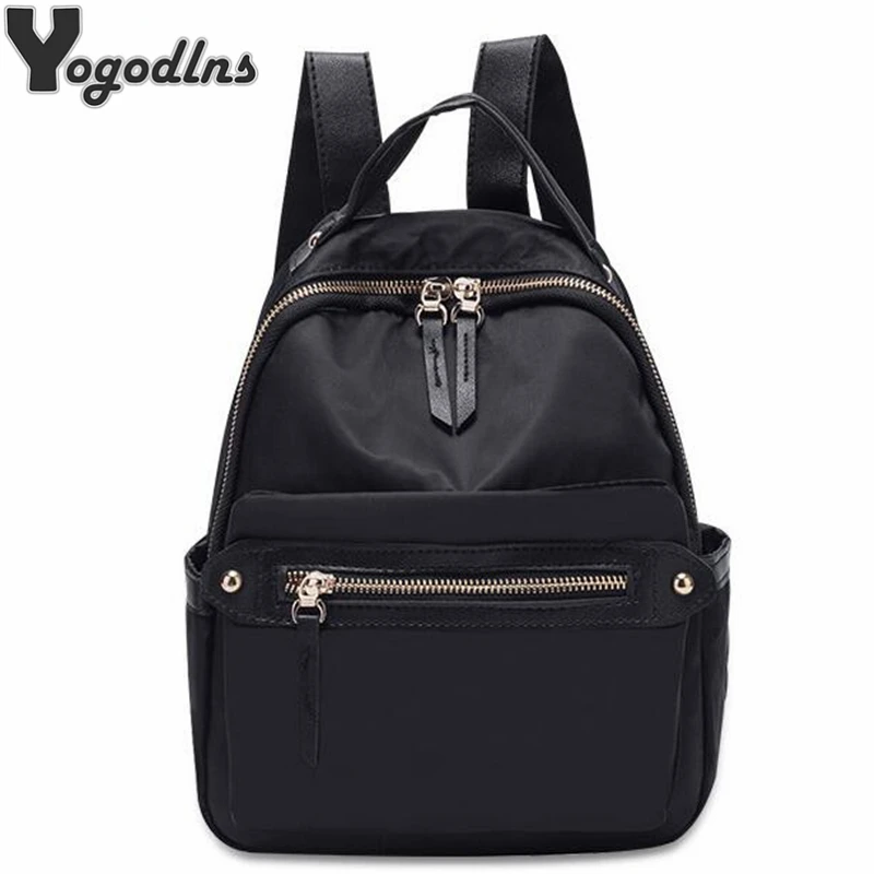 

Simple Backpack for Women Leisure Back Packs Korean Style Ladies Knapsack Casual Travel Bags for School Teenage Girls Bag Black