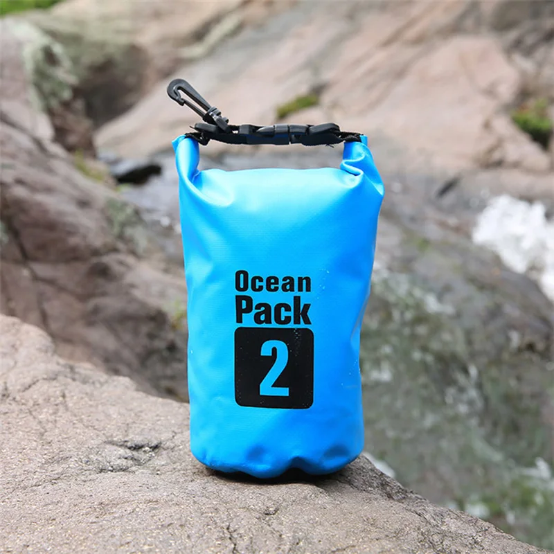 2L impermeable resistente al agua bolsa seca río Trekking flotante vela piragüismo canotaje natación agua al aire libre kayak XA877WD 2L impermeable resistente al agua bolsa seca río Trekking flotante vela piragüismo canotaje natación agua al aire libre kayak XA877WD