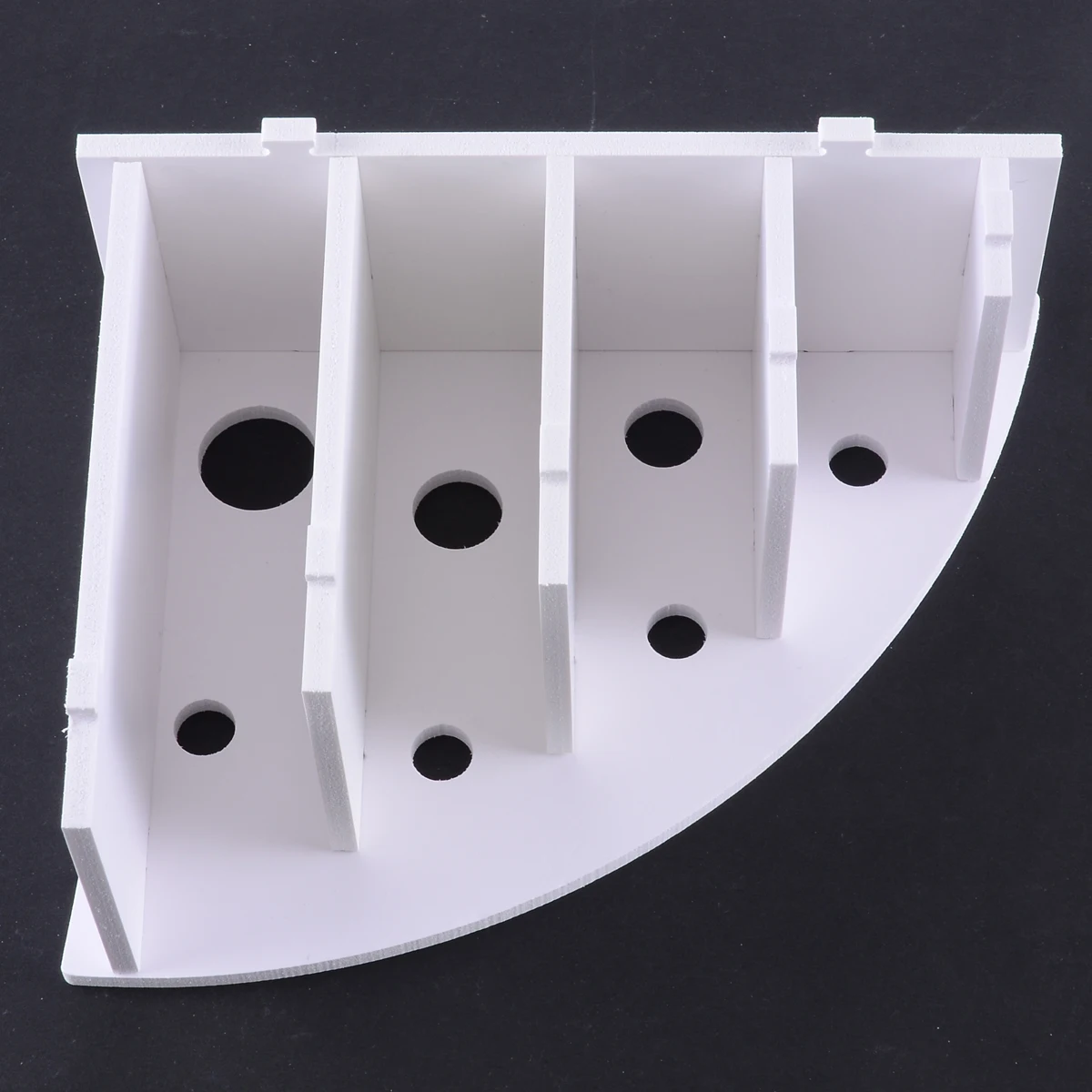 1pc White Remote Control Holder Pens Phone  Storage Box Rack Desk Organizer For Home Office Container