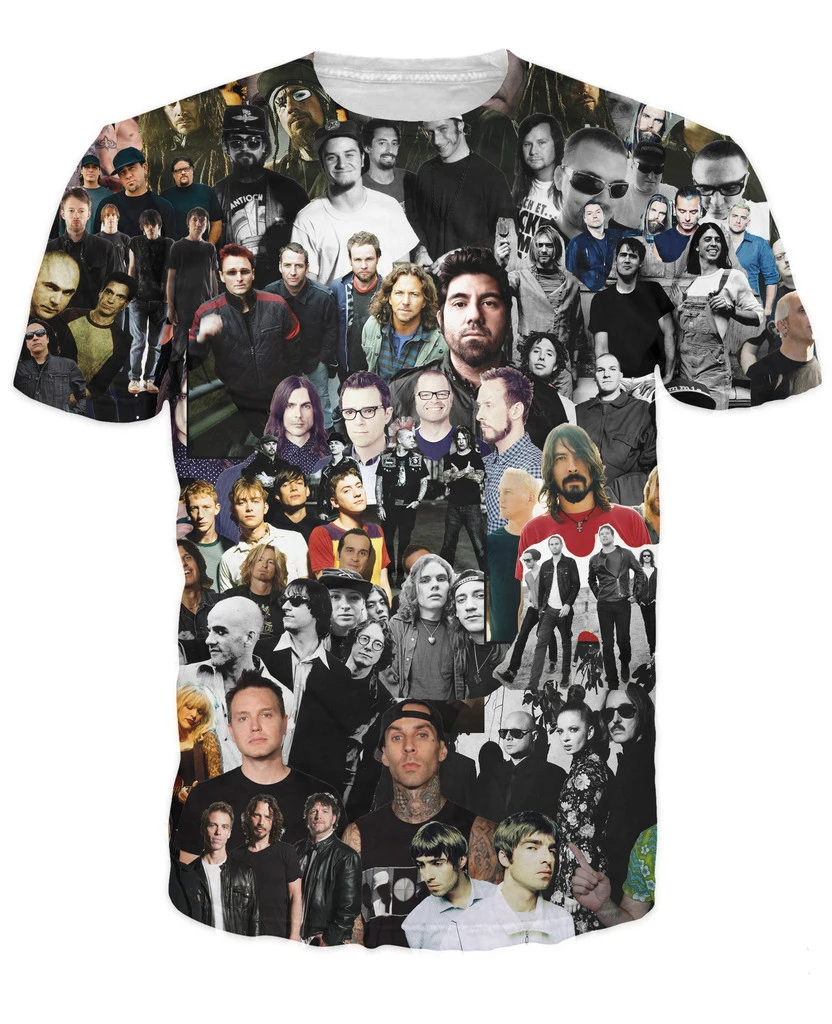 Smells Like the 90's T-Shirt Nirvana Foo Fighters Smashing Pumpkins Deftones Weezer Rock t shirt  tops For Unisex Women Men