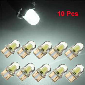 

10PCS T10 LED Car Interior Bulb Canbus T10 White Side Wedge Light For Dacia Duster Logan Sandero 2 Stepway Lodgy Mcv 2 Dokker
