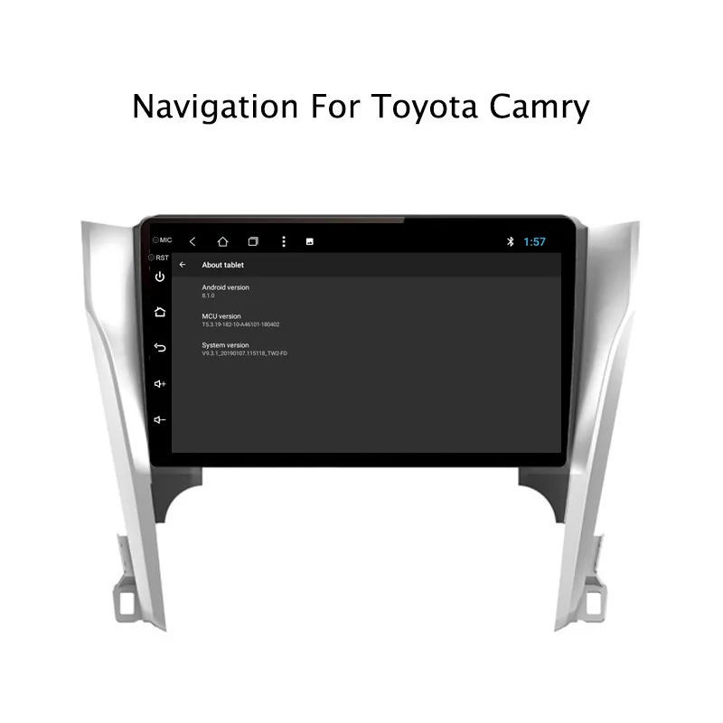 Discount NAVITOPIA 10.1inch 2G RAM 32G ROM Android 8.1 Car DVD Multimedia GPS Navigation for Toyota Camry 2012 2013 2014 5