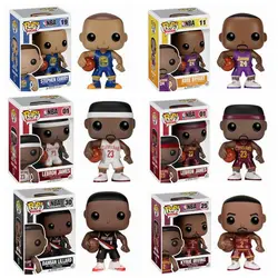 Фигурки NBA star POP Kobe Bryant/James/Damian Lillard/Curry/Джон Уолл ПВХ Коллекционная модель куклы Фигурки для детей