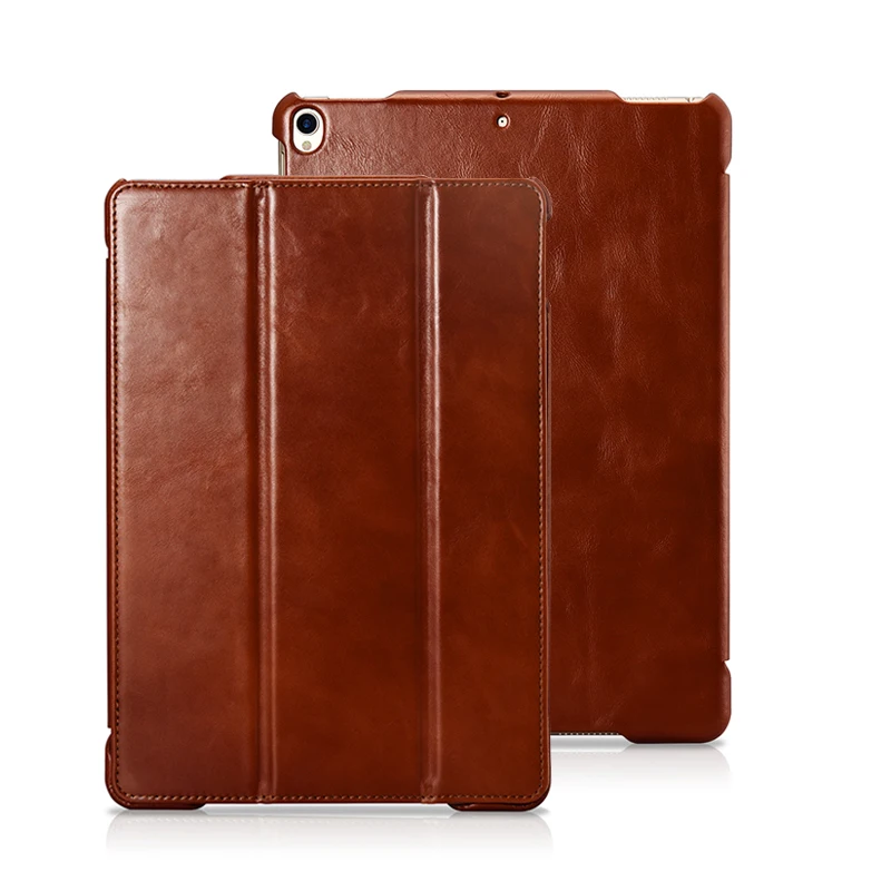 Genuine Leather Smart Cover for iPad Pro 10.5 2017 Case Luxury Leather