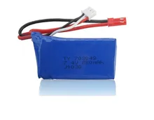 Wltoys V912 RC Helicopter V262 v353 RC quadcopter/Udi U829x 2.4G RC Helicopter 7.4V 850mah Li-po battery free shipping