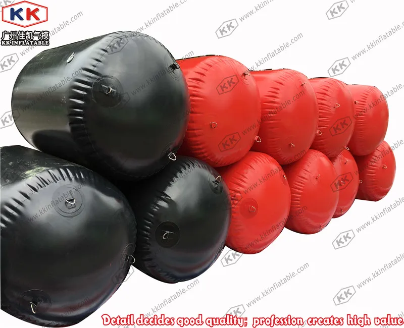 H = 1 5 м плавающая черная надувная трубка надувной водяной буй для продажи|inflatable