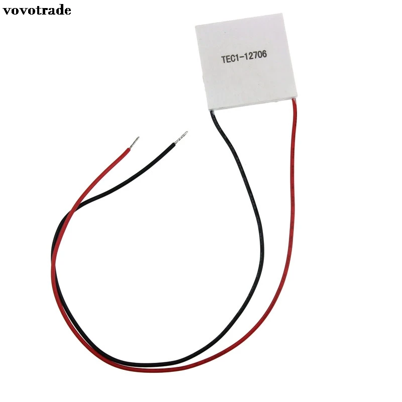 

vovotrade TEC1-12706 12V 60W Heatsink Thermoelectric Cooler Cooling Peltier Module Drop Shipping