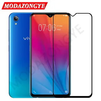 Перейти на Алиэкспресс и купить VIVO Y91C Защитное стекло для экрана полное покрытие закаленное стекло для VIVO Y91C Y 91C VIVOY91C защитное стекло пленка