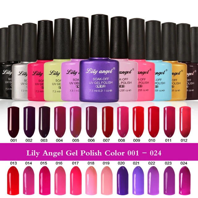 Aliexpress.com : Buy Lily angel 108 Colors Luxury Soak Off UV Nail Gel ...