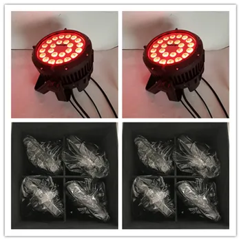 

8 pieces flightcase led par wash dmx rgbw 4in1 stage par lamp 24x10w outdoor led par waterdicht dmx