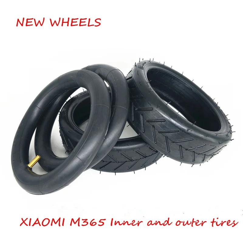 XIAOMI M365 электрический скутер запчасти передние и задние колеса внутренней и внешней шины 8 1/2x2 увеличение толщины