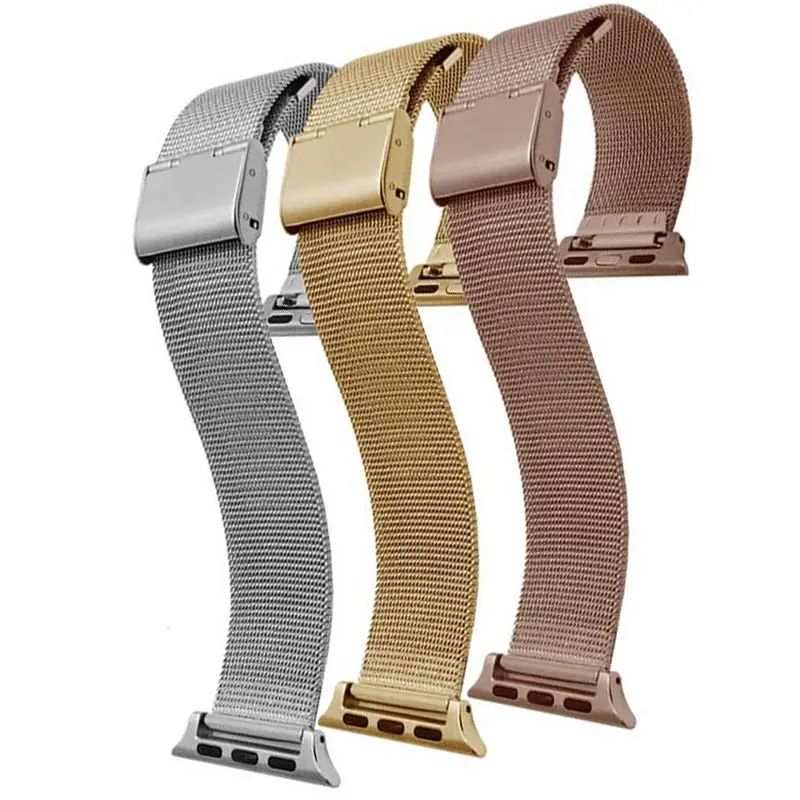 

Milanese Loop for Apple watch strap 42mm 38mm iwatch 3 2 1 Stainless steel bands link bracelet belt