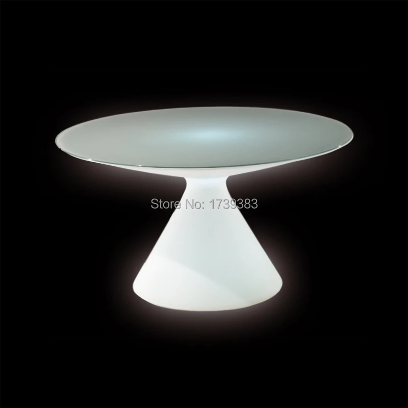 

European and American style coffee table outdoor LED Bubble light plastic coffee station/PartyHotel creative small coffee table