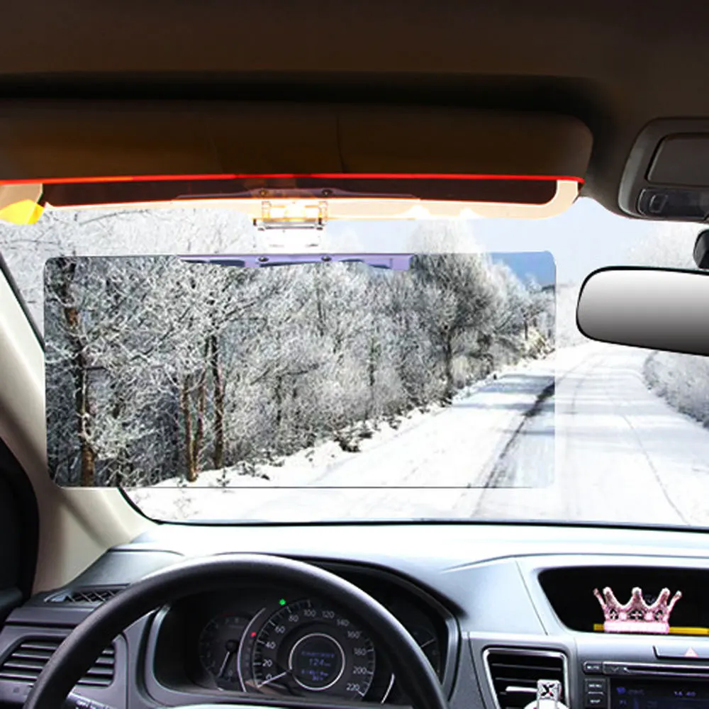 Vehemo Car Sun Visor HD Car Anti Dazzling Goggle Day Night Vision
