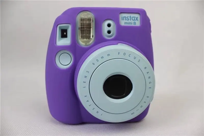 Мягкий силиконовый чехол для фотоаппарата Fuji Fujifilm Instax Mini 8|camera protection|soft silicone rubber