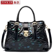 Zooler nuevo diseñador Cuero auténtico Bolsas señoras famosa marca mujeres mano Bolsas alta calidad para las mujeres moda Hobos bolso