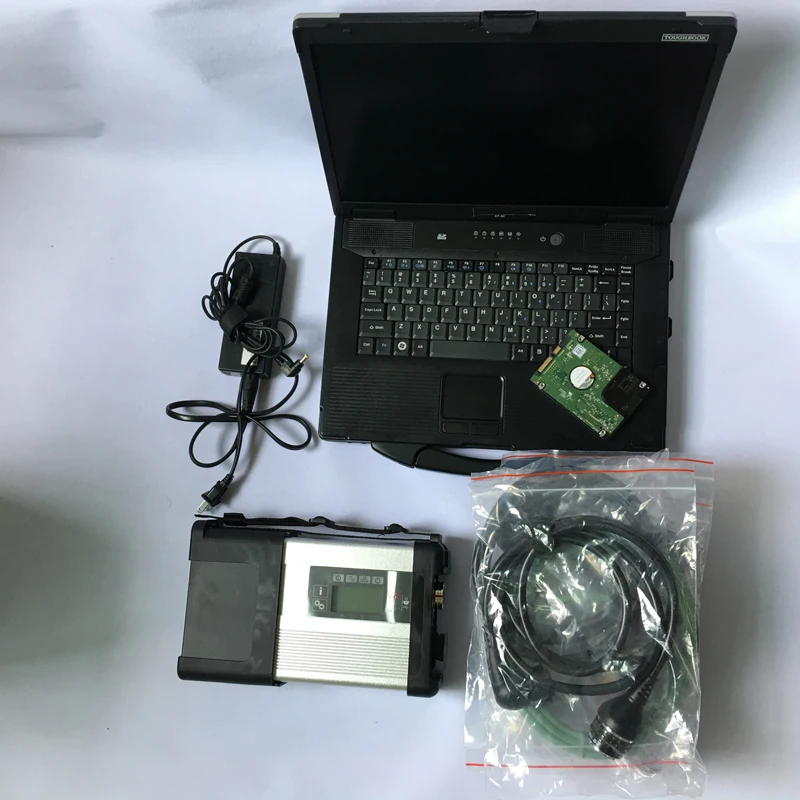 Диагностический инструмент SD Connect C5 plus CF52 ноутбук военный MB Star HDD программное