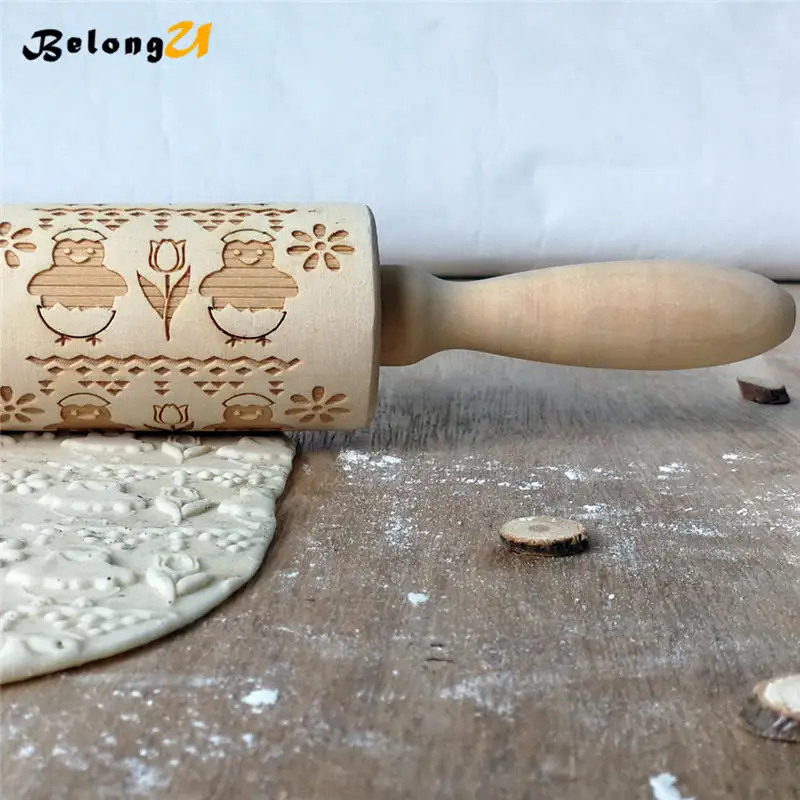 wood rolling pin MUW-244-05
